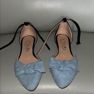 Blue Bow Women's Shoes